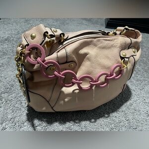 Juicy Couture Pink and Cream Shoulder Bag